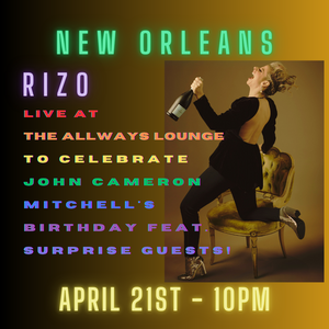 Rizo Live at AllWays Lounge - April 21st
